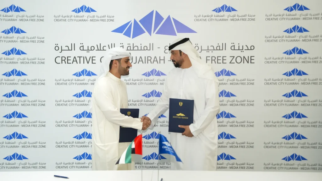 Creative City Fujairah Partners with A A Media to Strengthen Content Creation and Podcast Production Creative City Fujairah partners with A A Media